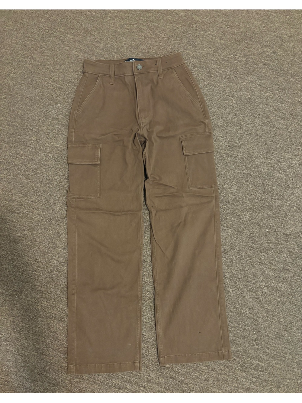 Hollister Cargo Pants in Brown